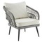 Manhattan Comfort Riviera Rope Wicker 4-Piece 5 Seater Patio Conversation Set with Cushions in Cream OD-CV015-CR - alternate 6